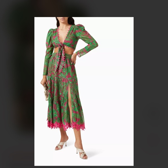 HEMANT & NANDITAGoa Crop Top and Skirt NWT